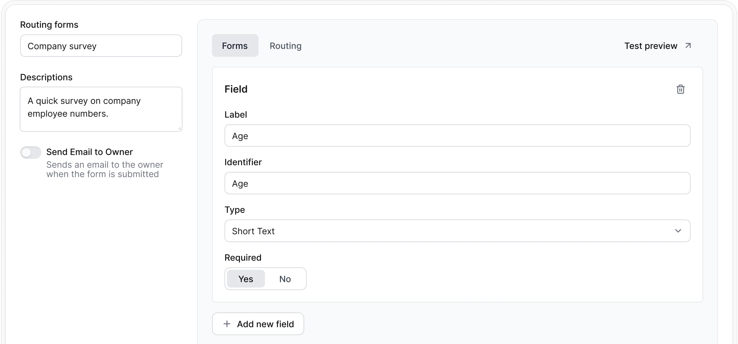 Routing Forms of Cal.com