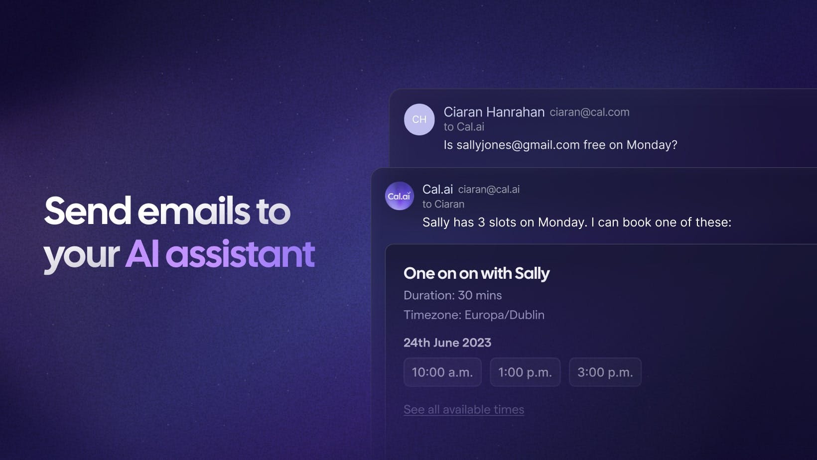 Don't Forget about Cal.ai: Your 24/7 Scheduling Assistant
